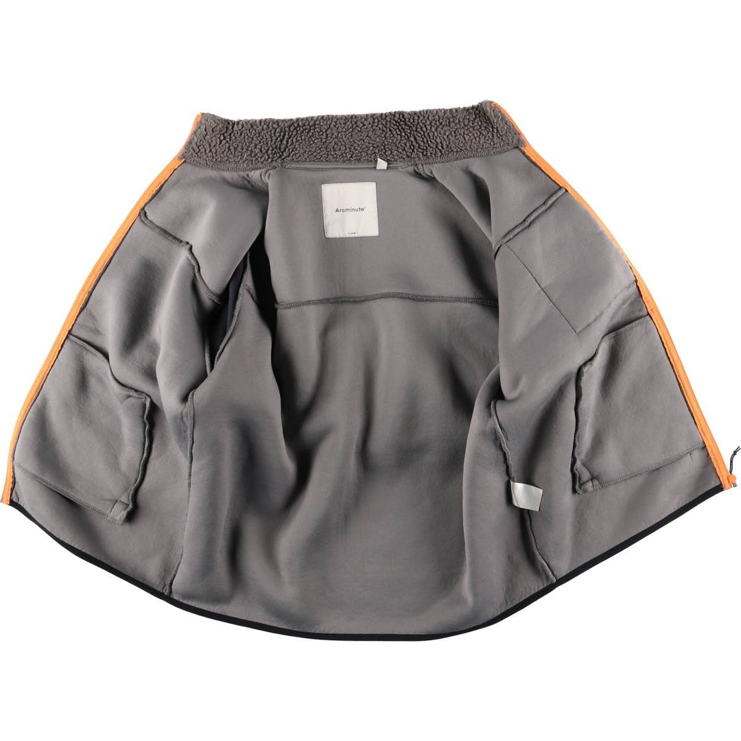 Arcminute Fleece Jacket Men's XL polyester gray type Vintage Second Hand