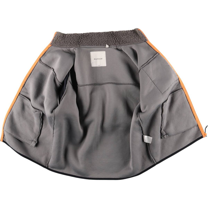 Arcminute Fleece Jacket Men's XL polyester gray type Vintage Second Hand