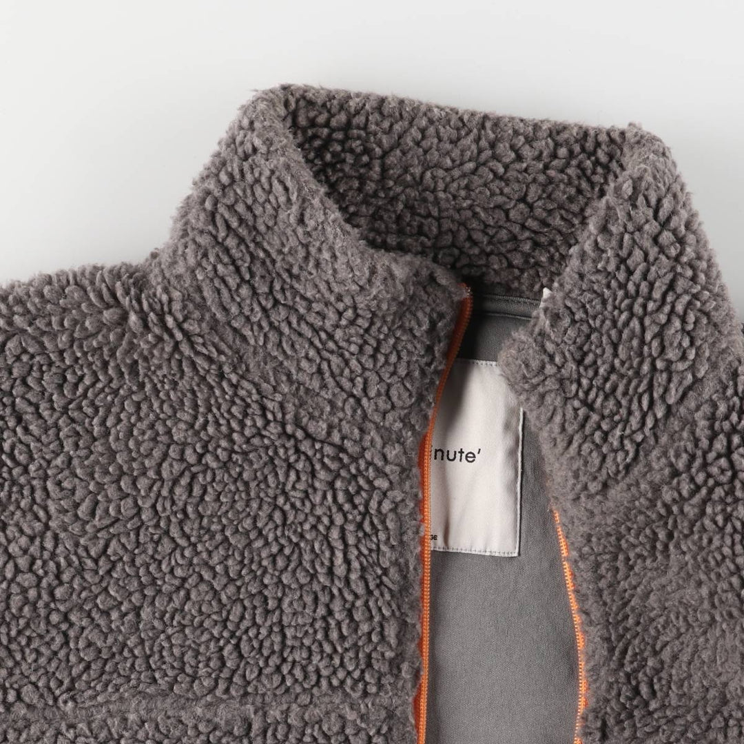 Arcminute Fleece Jacket Men's XL polyester gray type Vintage Second Hand