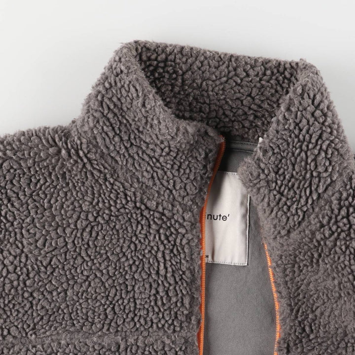 Arcminute Fleece Jacket Men's XL polyester gray type Vintage Second Hand