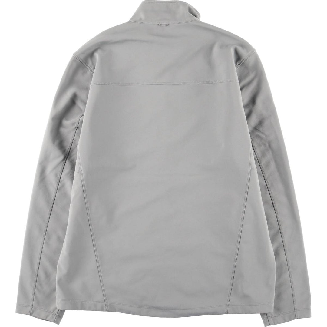 Port Authority Fleece Jacket, Men's Size L polyester gray type Vintage Second Hand