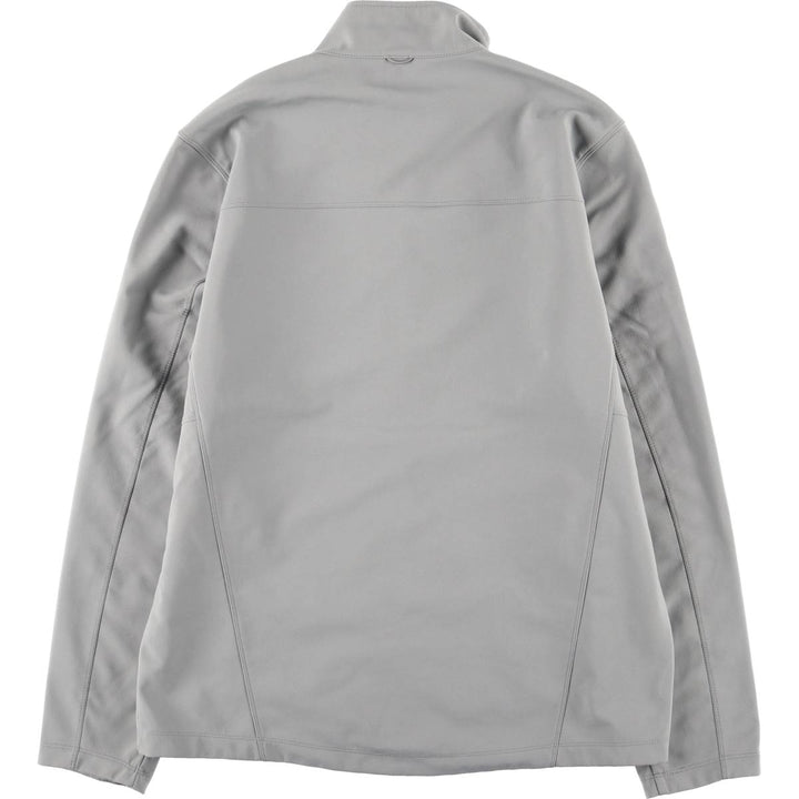 Port Authority Fleece Jacket, Men's Size L polyester gray type Vintage Second Hand