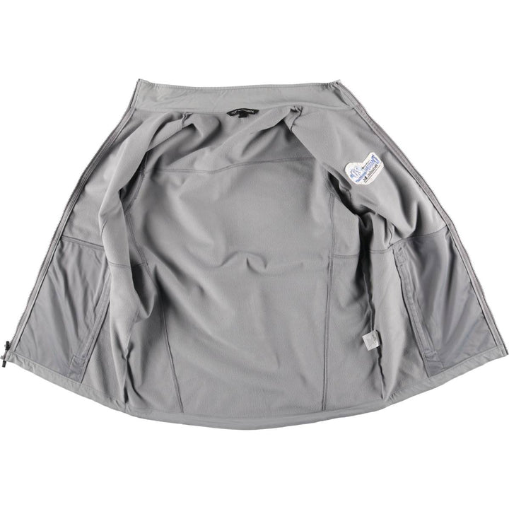 Port Authority Fleece Jacket, Men's Size L polyester gray type Vintage Second Hand