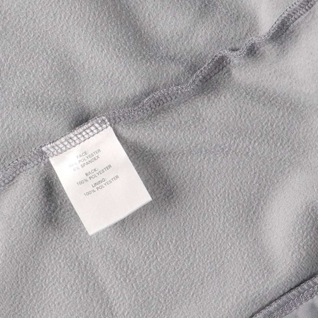 Port Authority Fleece Jacket, Men's Size L polyester gray type Vintage Second Hand