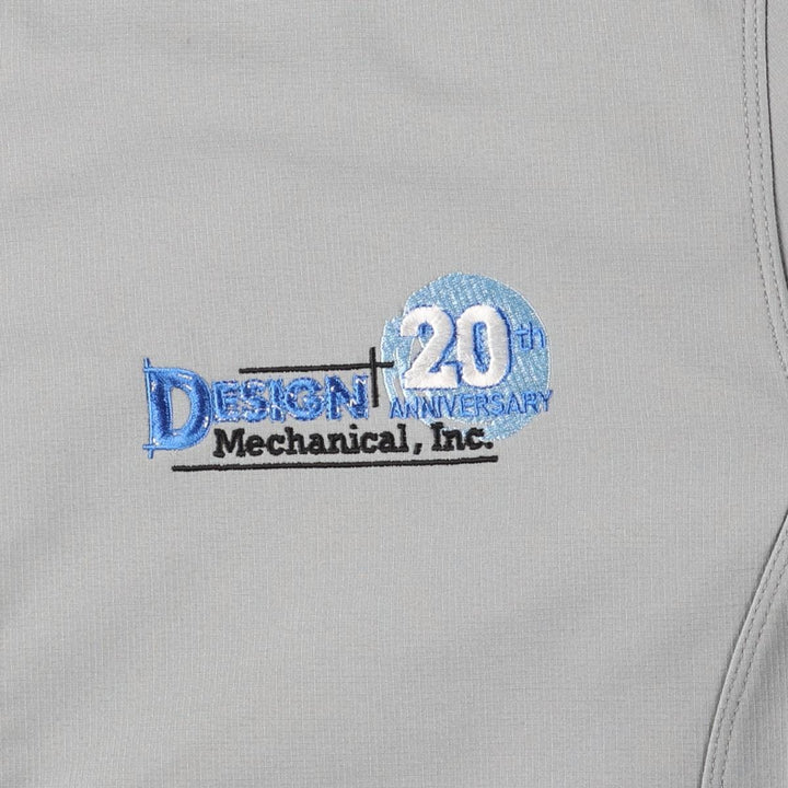 Port Authority Fleece Jacket, Men's Size L polyester gray type Vintage Second Hand