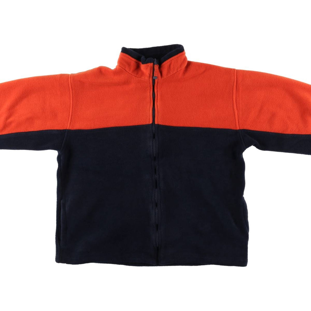 SUSQUEHANNA TRAIL Fleece Jacket, Men's Size L polyester orange type Vintage Second Hand