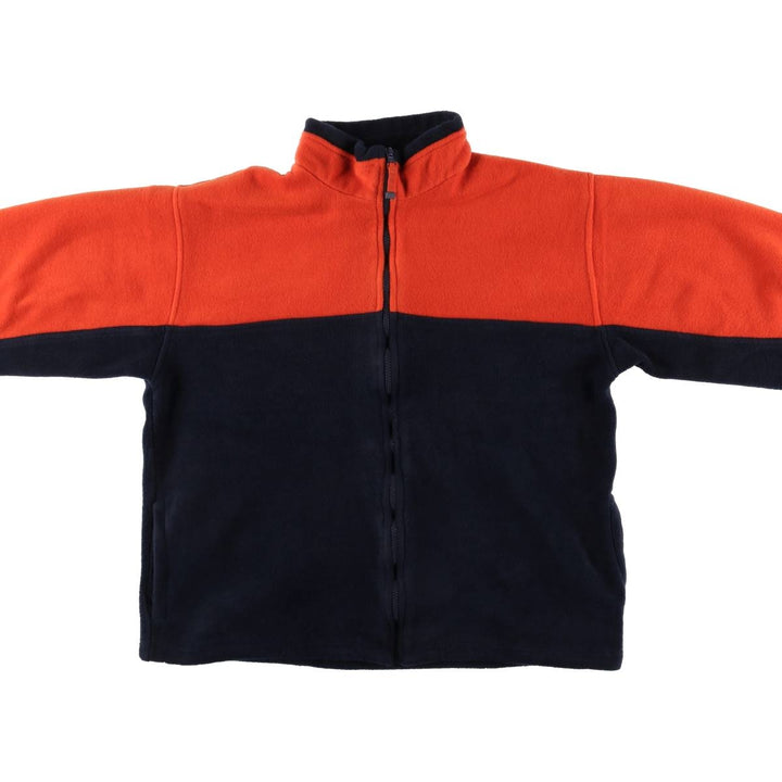 SUSQUEHANNA TRAIL Fleece Jacket, Men's Size L polyester orange type Vintage Second Hand