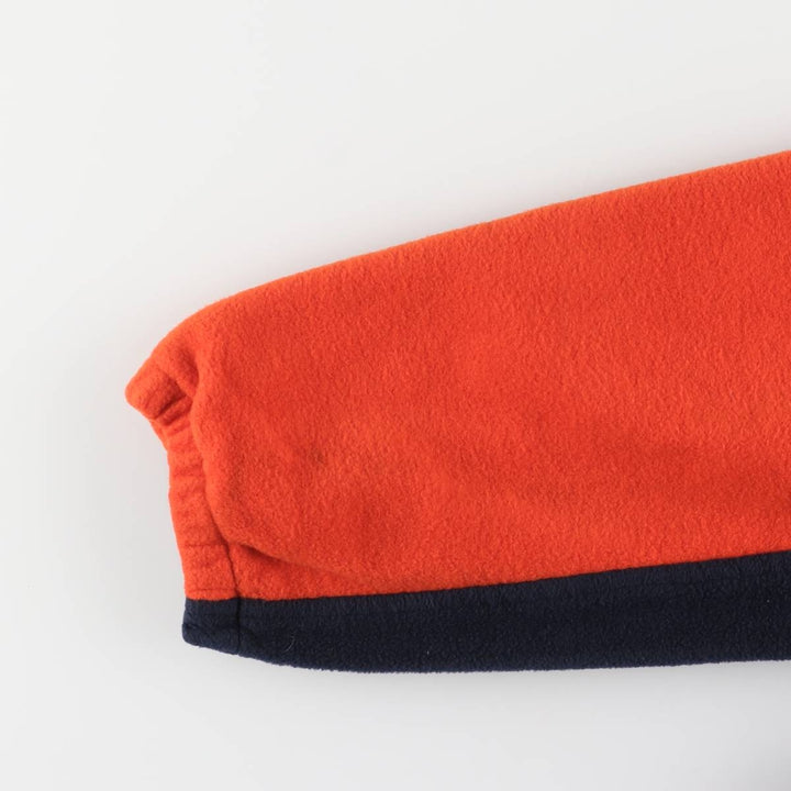 SUSQUEHANNA TRAIL Fleece Jacket, Men's Size L polyester orange type Vintage Second Hand