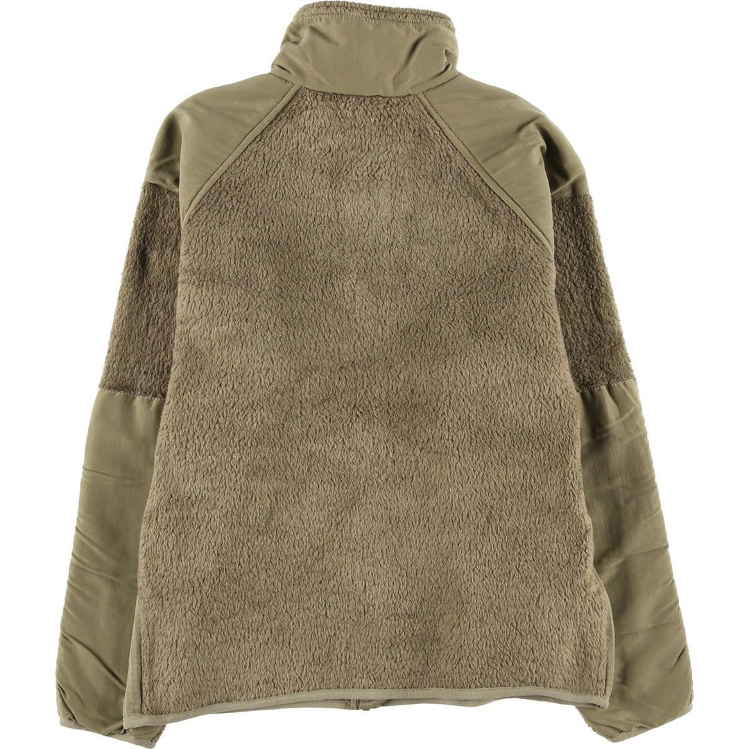 Authentic US military fleece jacket, made in the USA, small-short, equivalent to men's size S unclear Khaki type Vintage Second Hand