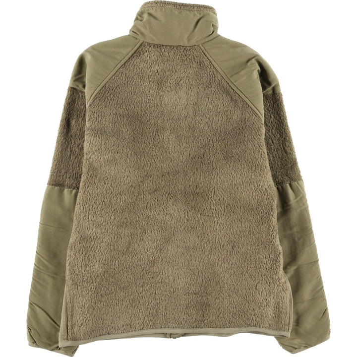 Authentic US military fleece jacket, made in the USA, small-short, equivalent to men's size S unclear Khaki type Vintage Second Hand