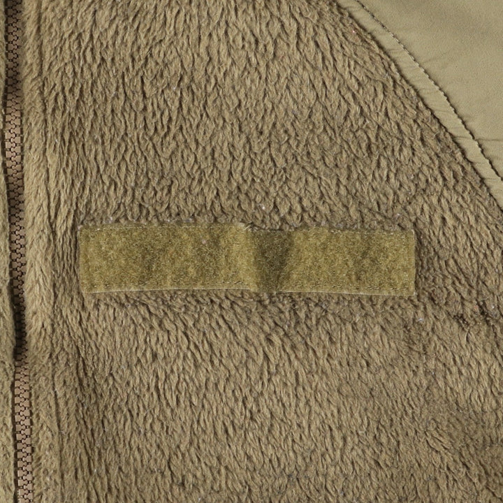 Authentic US military fleece jacket, made in the USA, small-short, equivalent to men's size S unclear Khaki type Vintage Second Hand