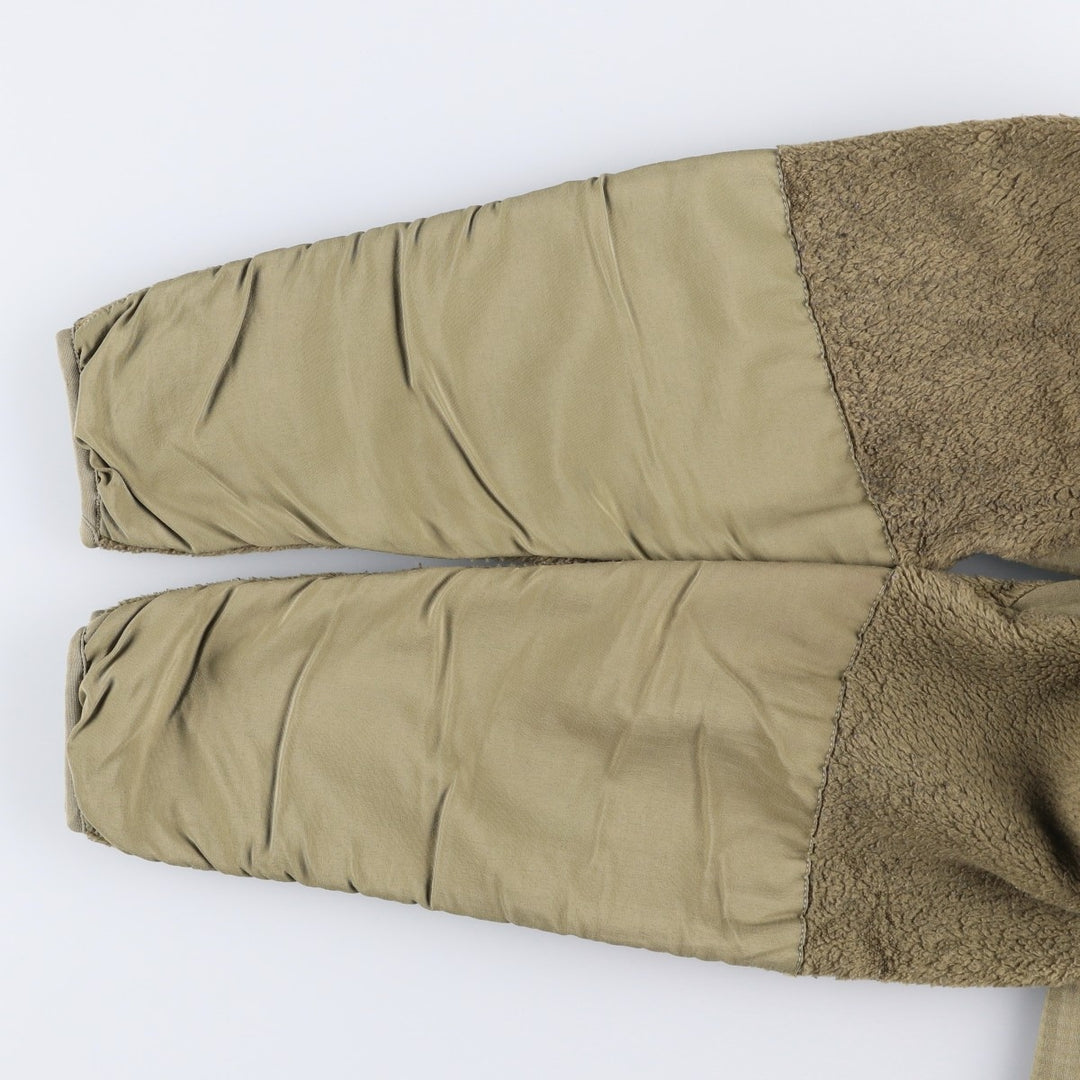 Authentic US military fleece jacket, made in the USA, small-short, equivalent to men's size S unclear Khaki type Vintage Second Hand