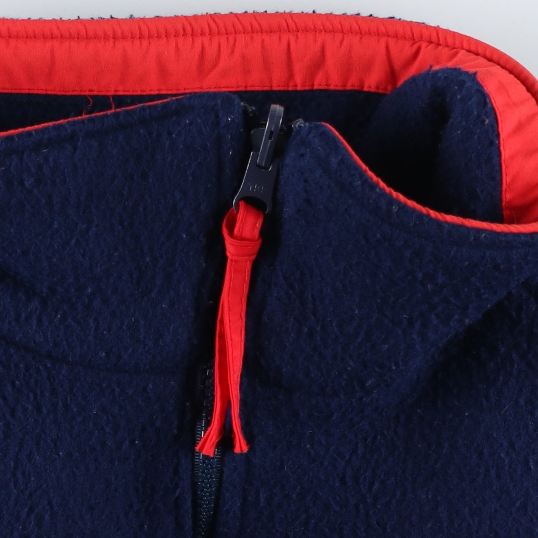 90'S Vintage Columbia Fleece Jacket, Made in USA, Men's Size L polyester navy blue type Vintage Second Hand