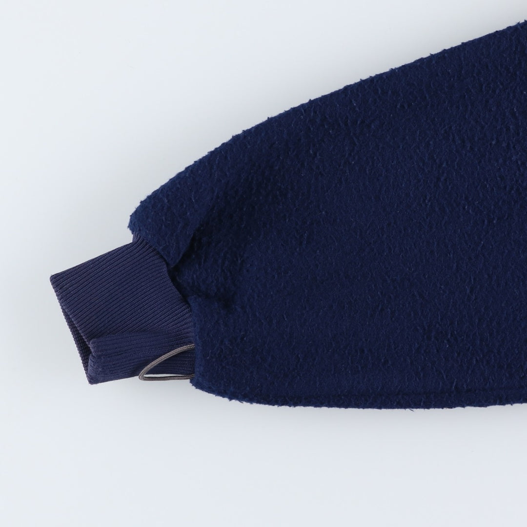 90'S Vintage Columbia Fleece Jacket, Made in USA, Men's Size L polyester navy blue type Vintage Second Hand