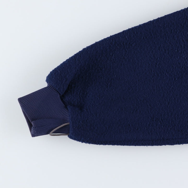 90'S Vintage Columbia Fleece Jacket, Made in USA, Men's Size L polyester navy blue type Vintage Second Hand
