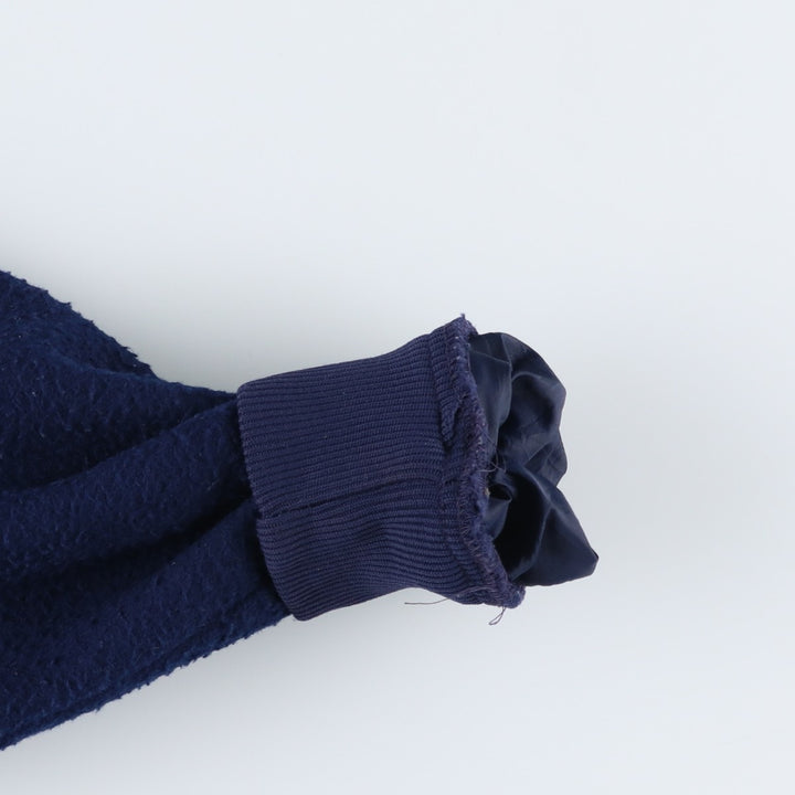 90'S Vintage Columbia Fleece Jacket, Made in USA, Men's Size L polyester navy blue type Vintage Second Hand