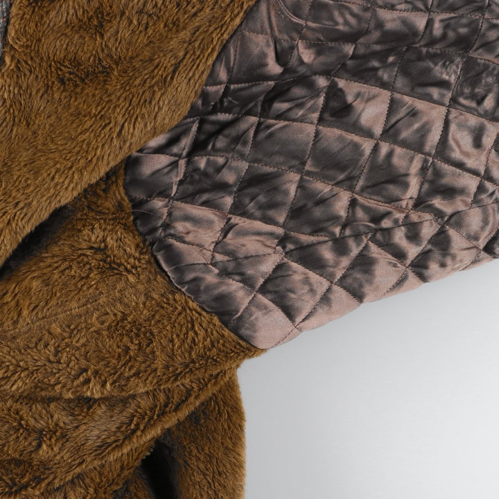 Brooks Brothers ESTABLISHED 1818 Herringbone Double-Breasted Long Coat, Men's Size L unclear gray type Vintage Second Hand