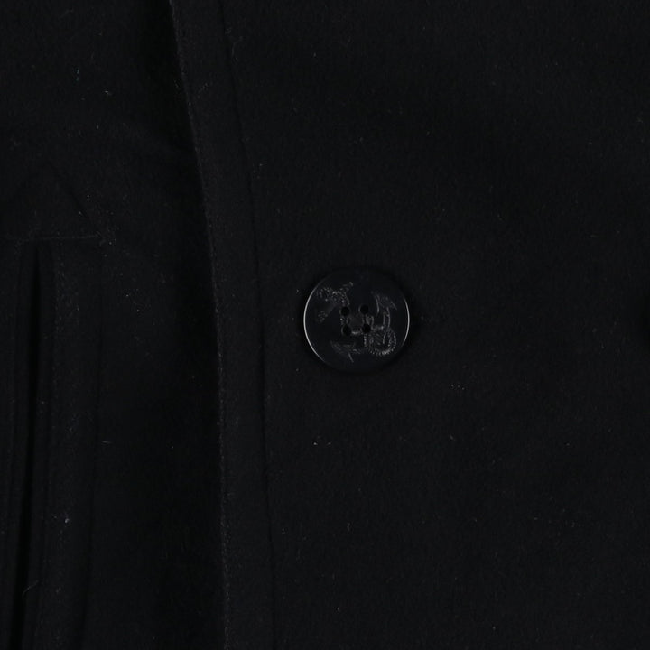 Ralph Lauren POLO by Ralph Lauren peacoat, men's size XL wool black type Vintage Second Hand