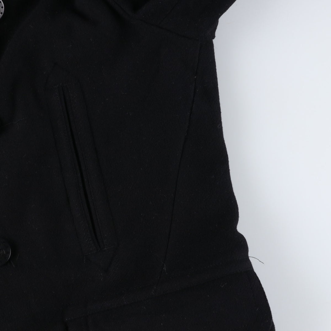 Ralph Lauren POLO by Ralph Lauren peacoat, men's size XL wool black type Vintage Second Hand