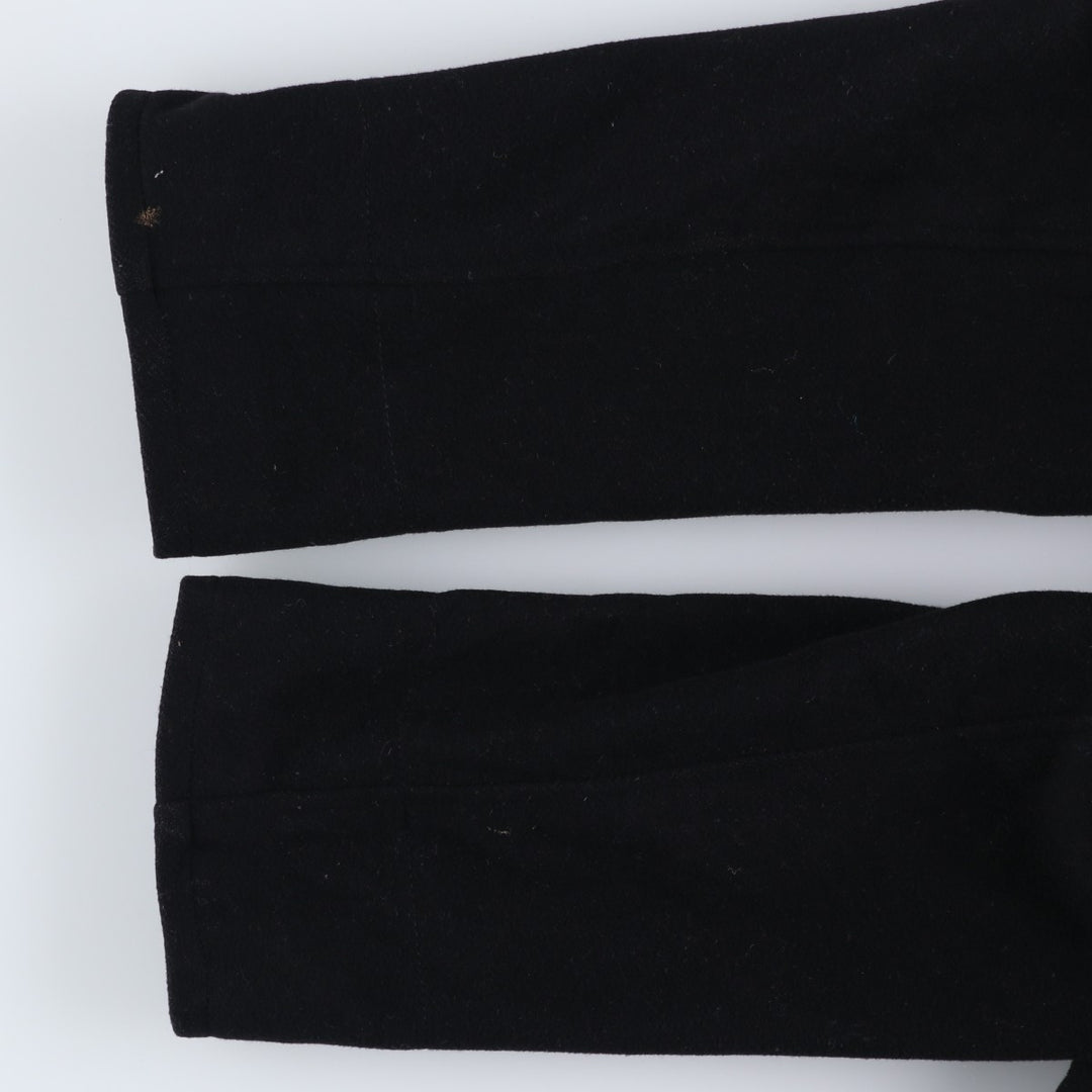 Ralph Lauren POLO by Ralph Lauren peacoat, men's size XL wool black type Vintage Second Hand