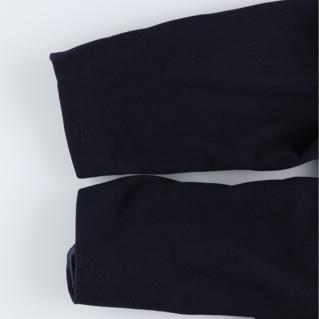 Burberry's BURBERRY LONDON cashmere-blend wool half coat, men's size XL wool navy blue type Vintage Second Hand