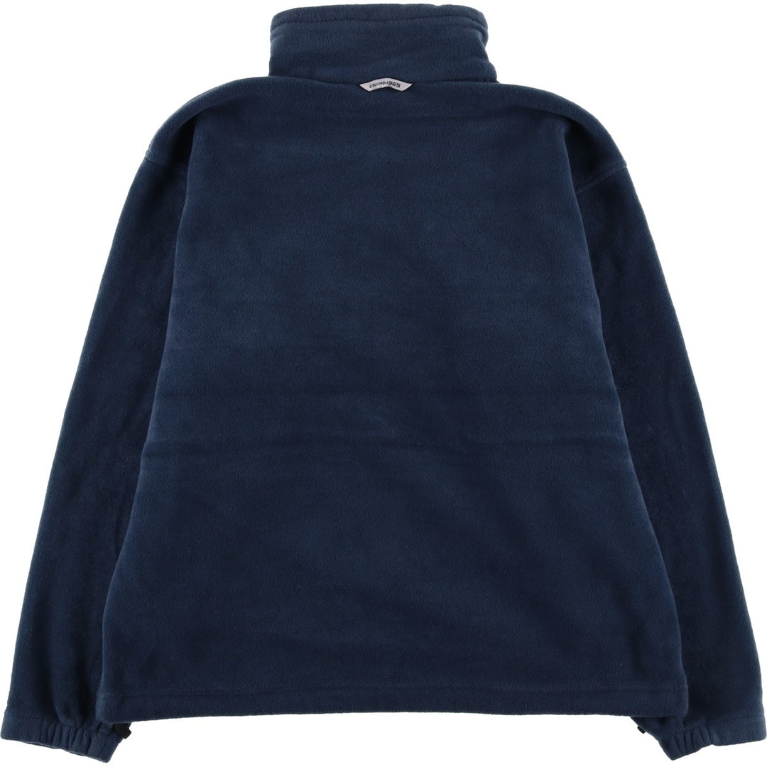 Columbia Vertex Core Interchange Fleece Jacket, Men's Size L polyester navy blue type Vintage Second Hand