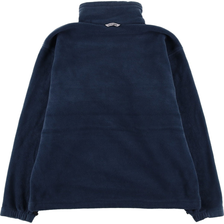 Columbia Vertex Core Interchange Fleece Jacket, Men's Size L polyester navy blue type Vintage Second Hand