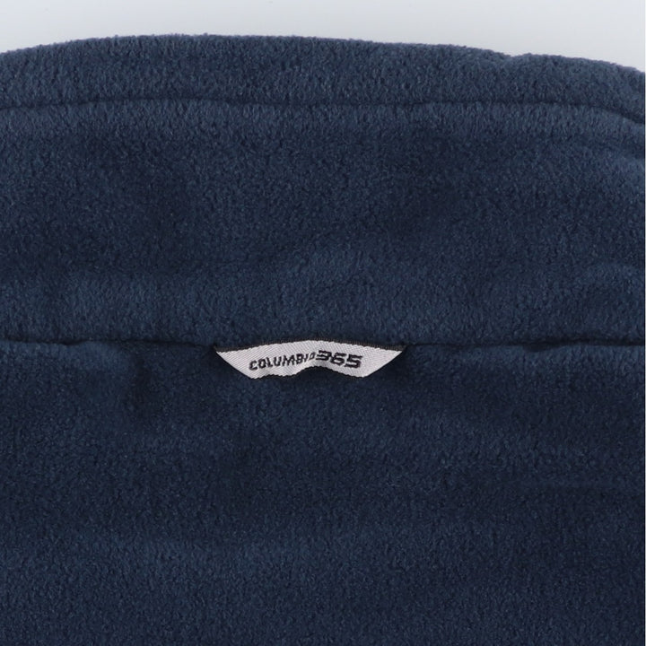 Columbia Vertex Core Interchange Fleece Jacket, Men's Size L polyester navy blue type Vintage Second Hand