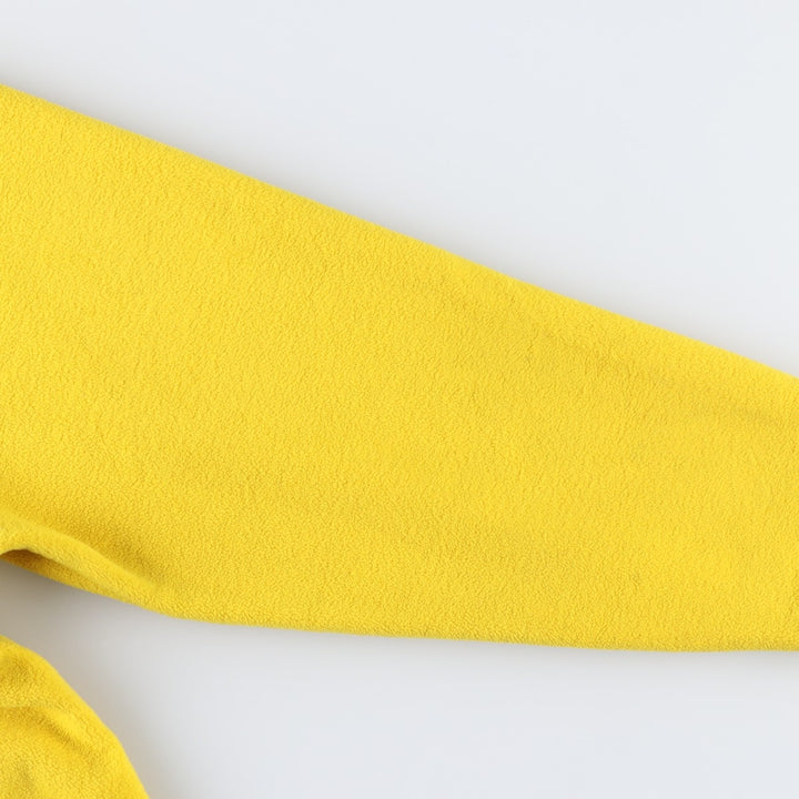 Tommy Hilfiger Jeans fleece pullover, men's XL polyester yellow type Vintage Second Hand