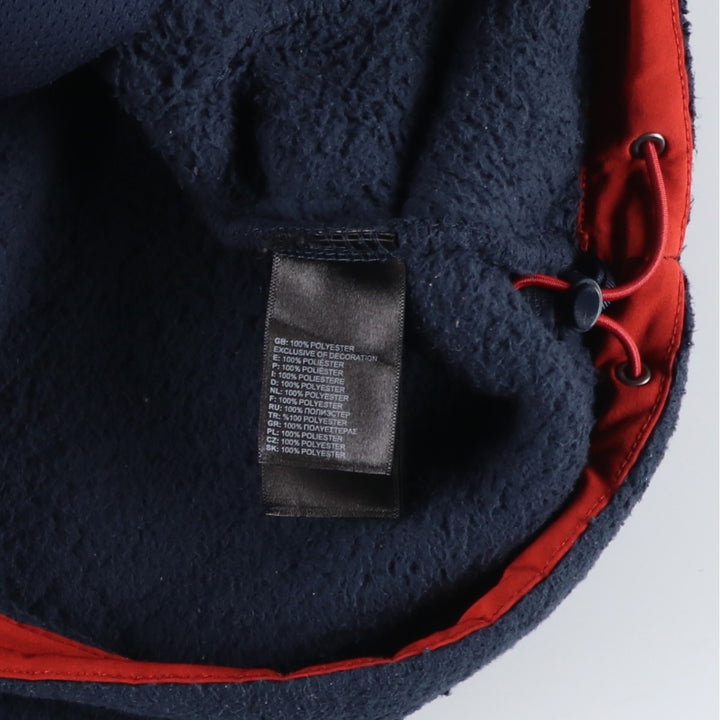 The North Face Half-Zip Fleece Pullover Hoodie, Men's Size Small polyester navy blue type Vintage Second Hand