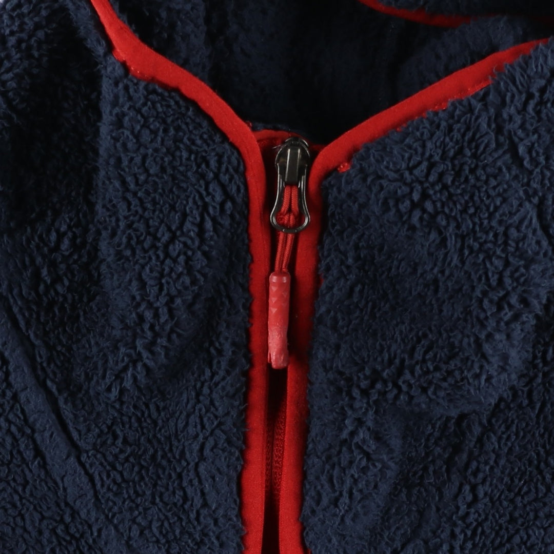 The North Face Half-Zip Fleece Pullover Hoodie, Men's Size Small polyester navy blue type Vintage Second Hand