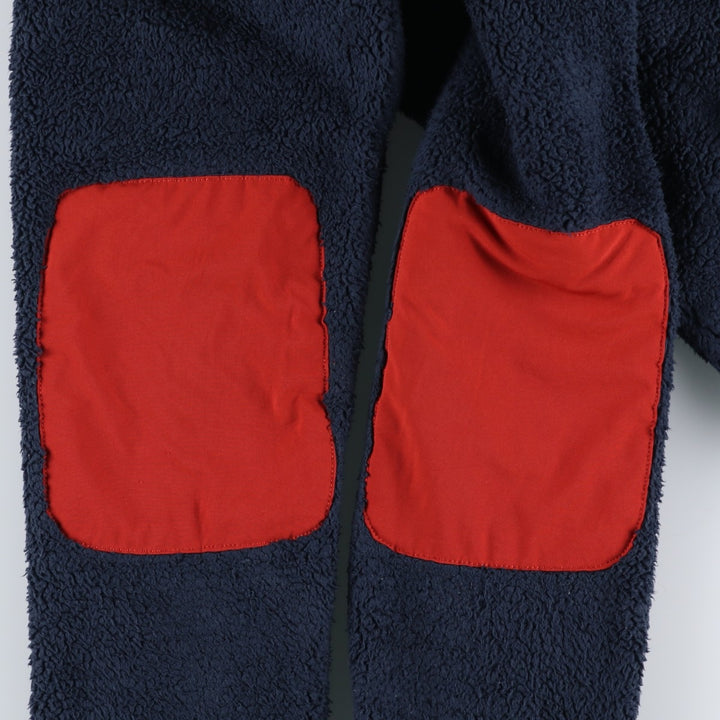 The North Face Half-Zip Fleece Pullover Hoodie, Men's Size Small polyester navy blue type Vintage Second Hand