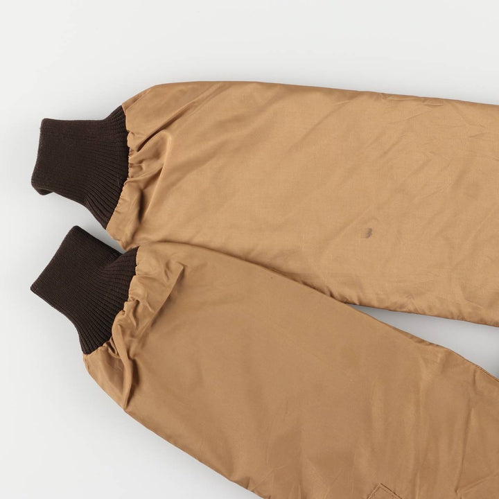 Vintage 1970'S Honda padded nylon racing jacket, made in the USA, size M, women's. Nylon brown type Vintage Second Hand