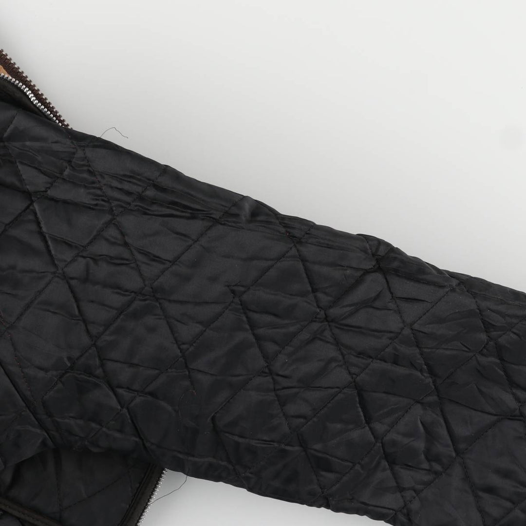 Vintage 1970'S Honda padded nylon racing jacket, made in the USA, size M, women's. Nylon brown type Vintage Second Hand