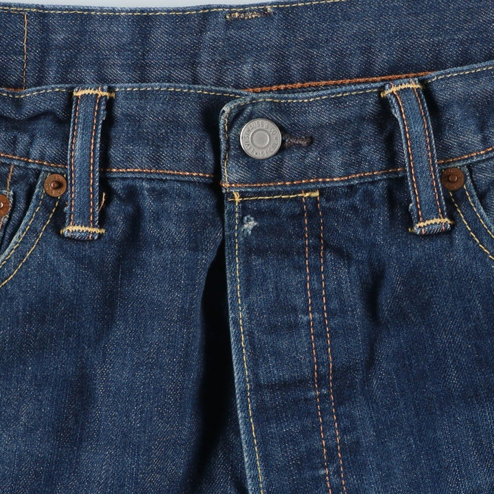 Levi's 501 straight denim pants for men, size W34 cotton blue type Vintage Second Hand