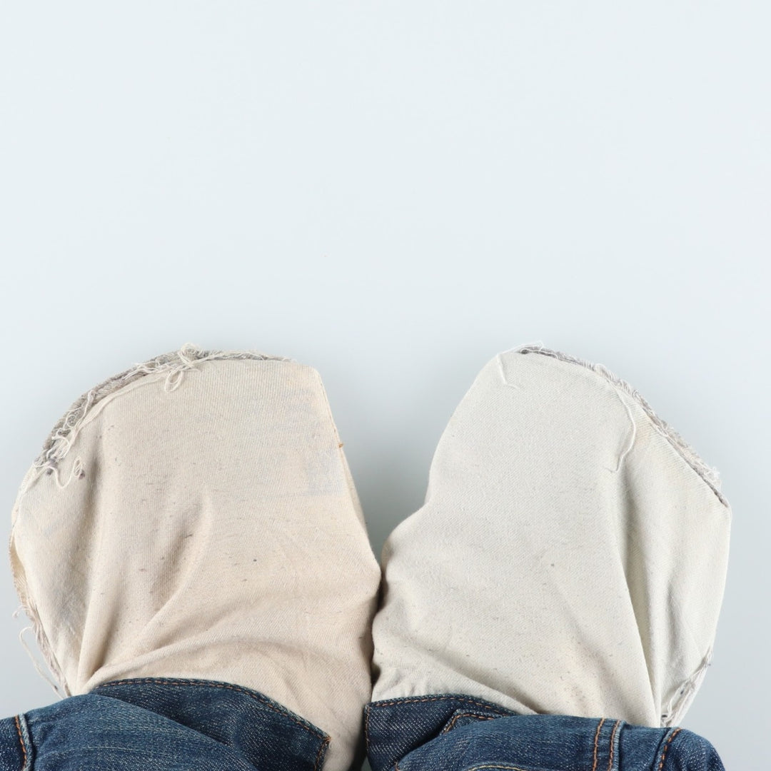 Levi's 501 straight denim pants for men, size W34 cotton blue type Vintage Second Hand