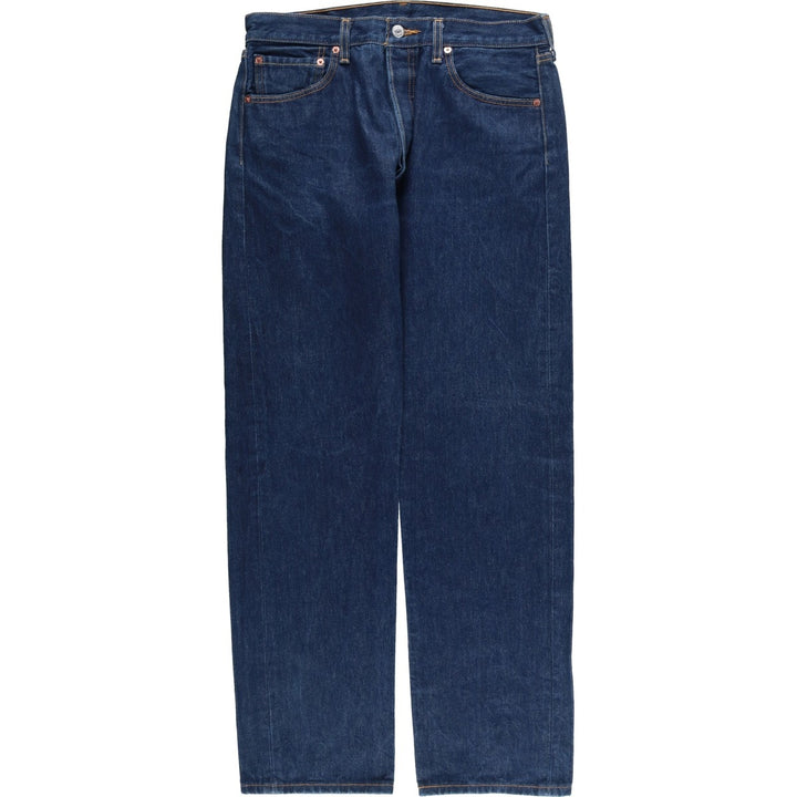 Levi's 501 straight denim pants for men, size W33 cotton blue type Vintage Second Hand