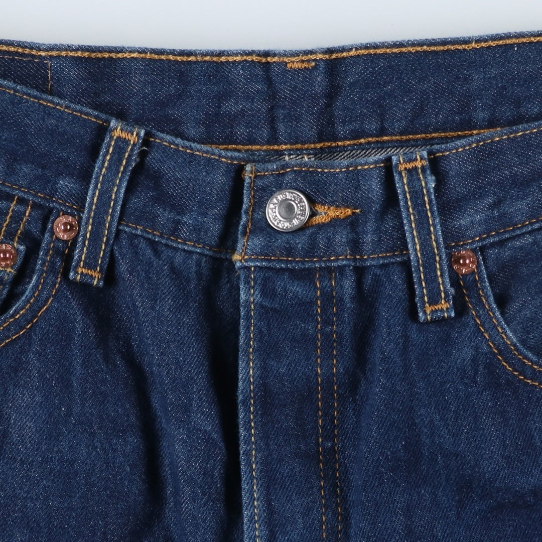 Levi's 501 straight denim pants for men, size W33 cotton blue type Vintage Second Hand