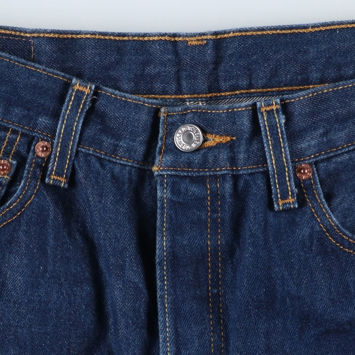 Levi's 501 straight denim pants for men, size W33 cotton blue type Vintage Second Hand