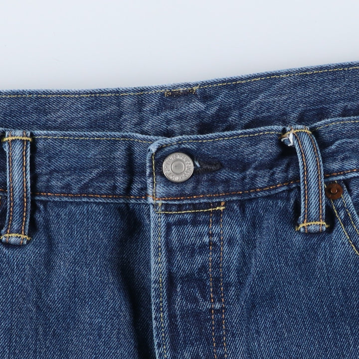 Levi's 501 straight denim pants for men, size W37 cotton blue type Vintage Second Hand