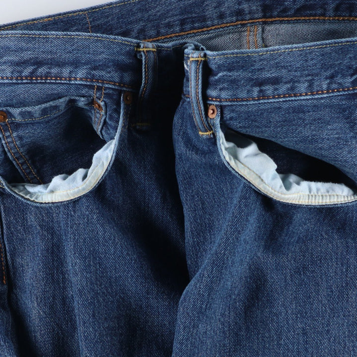 Levi's 501 straight denim pants for men, size W37 cotton blue type Vintage Second Hand