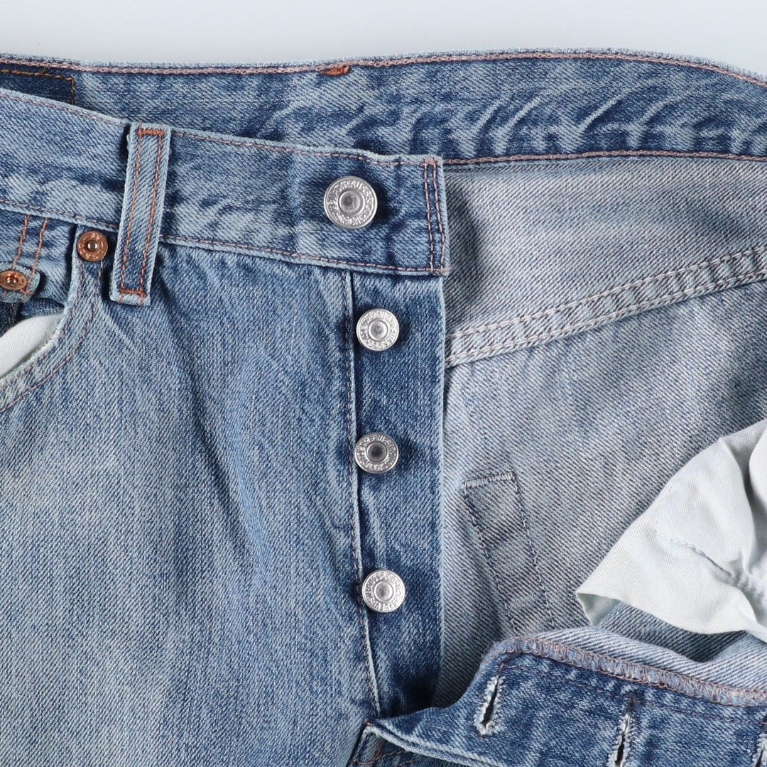 Levi's 501 Euro Model Straight Denim Pants Men's W32 cotton blue type Vintage Second Hand