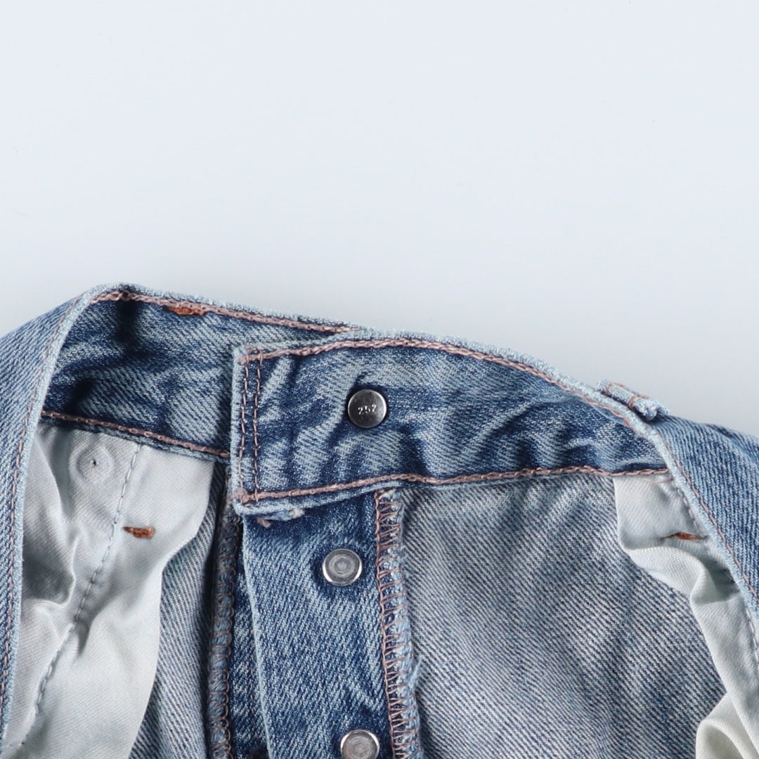 Levi's 501 Euro Model Straight Denim Pants Men's W32 cotton blue type Vintage Second Hand