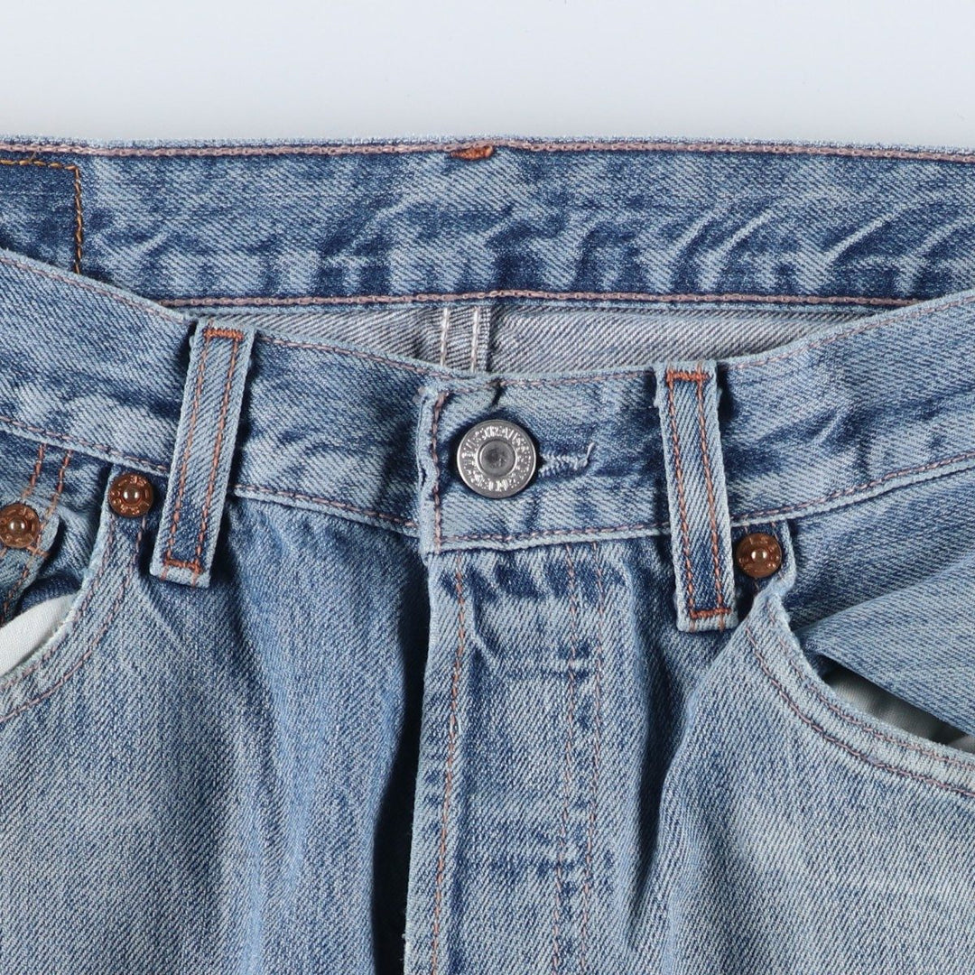 Levi's 501 Euro Model Straight Denim Pants Men's W32 cotton blue type Vintage Second Hand