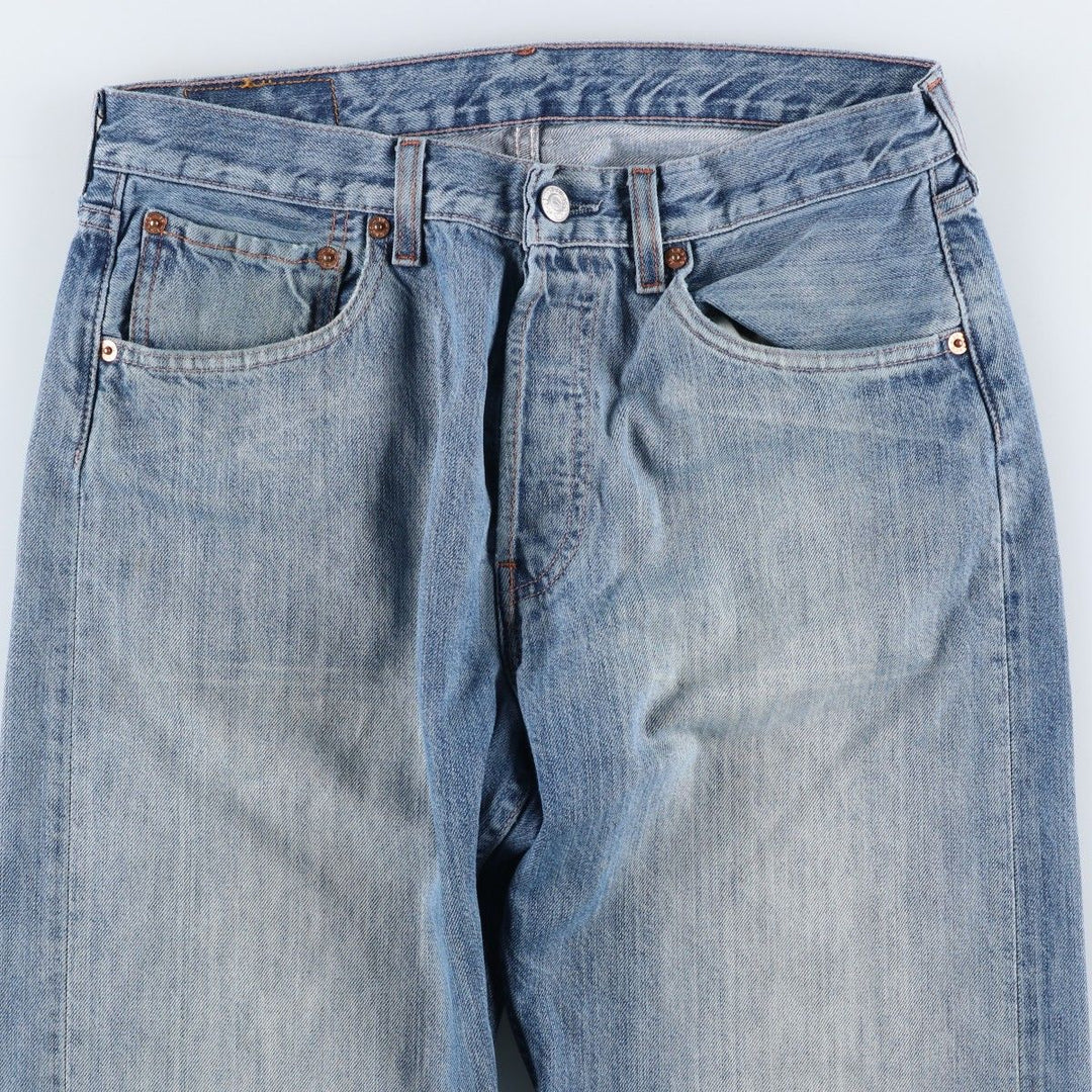 Levi's 501 Euro Model Straight Denim Pants Men's W32 cotton blue type Vintage Second Hand