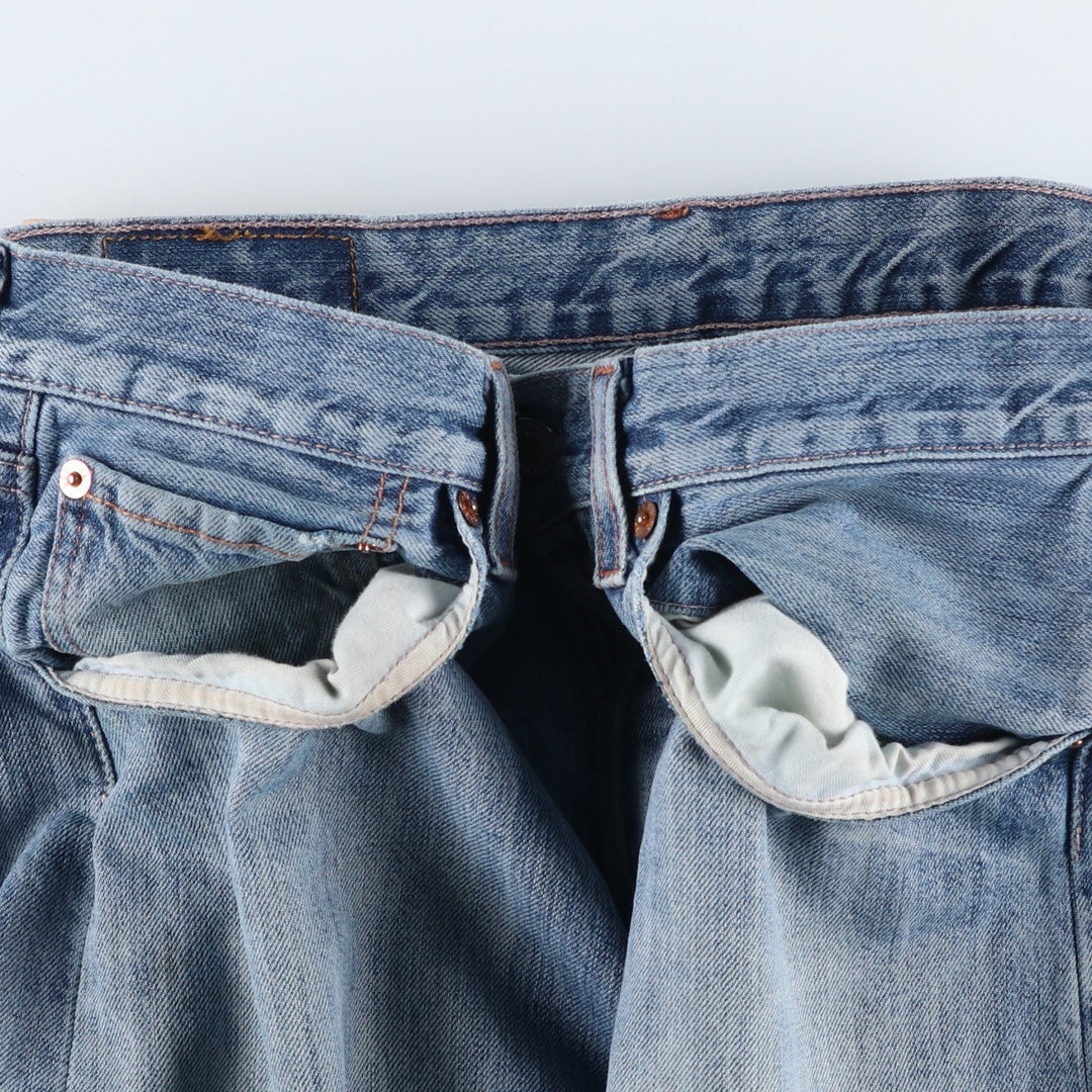 Levi's 501 Euro Model Straight Denim Pants Men's W32 cotton blue type Vintage Second Hand