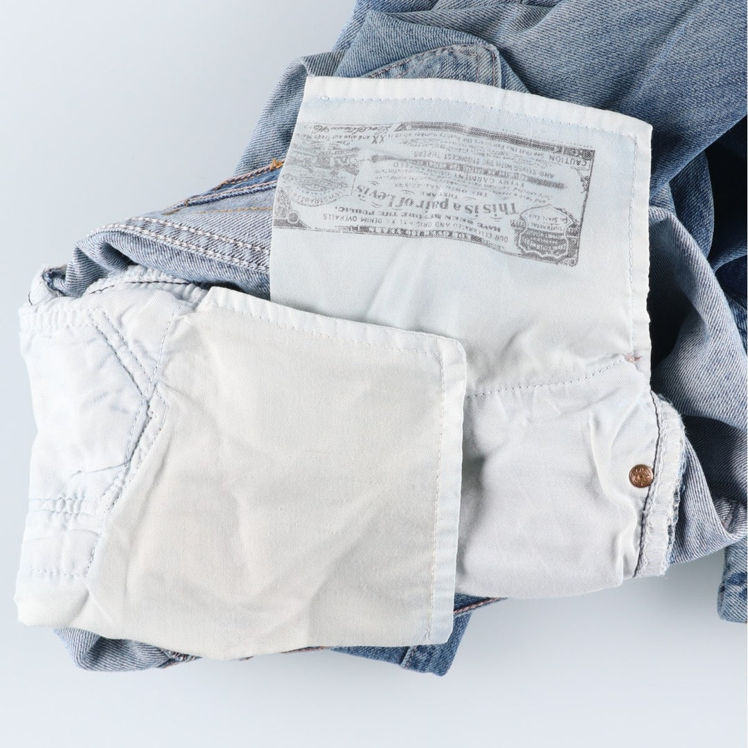 Levi's 501 Euro Model Straight Denim Pants Men's W32 cotton blue type Vintage Second Hand