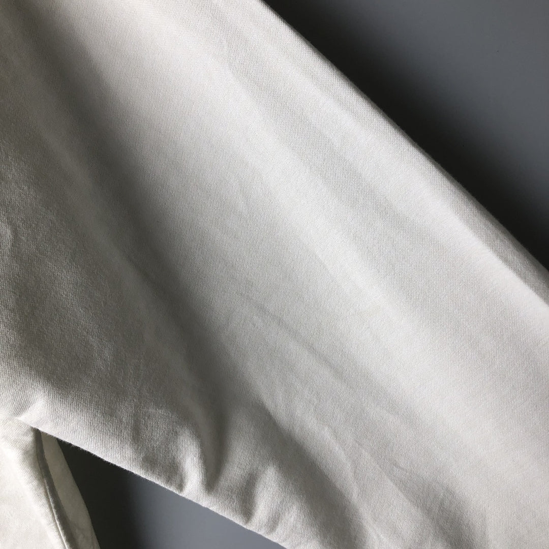 Ralph Lauren CUSTOM FIT long sleeve button down check shirt men's XL size cotton ivory Vintage Second Hand
