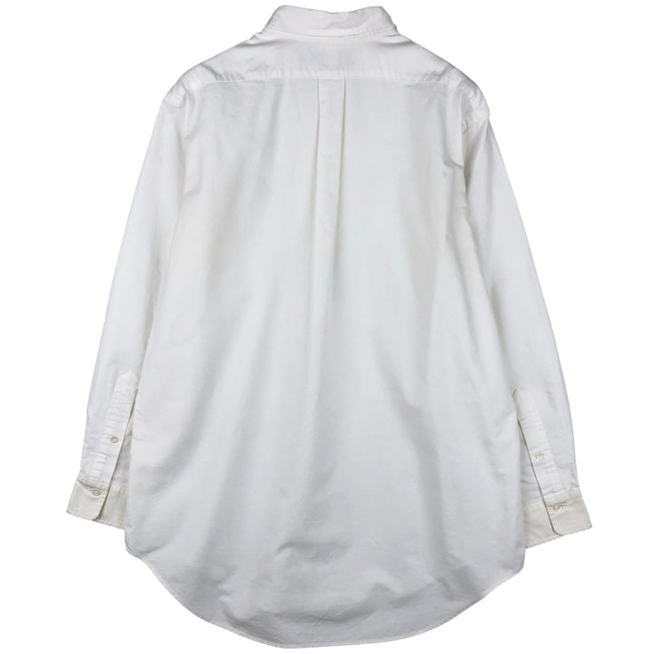 Ralph Lauren long sleeve button down shirt, men's XL size cotton white type Vintage Second Hand