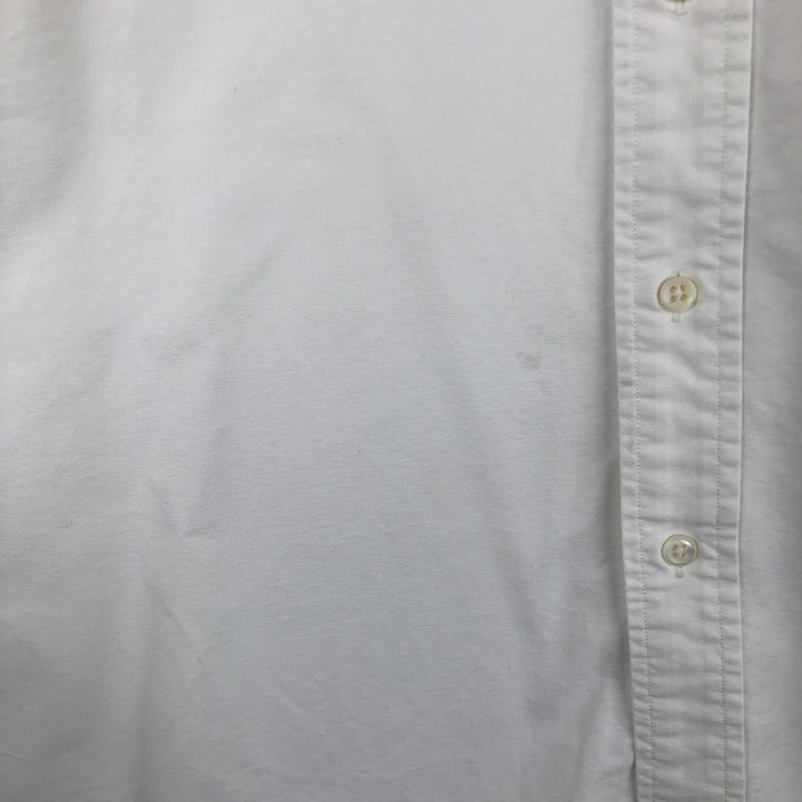 Ralph Lauren long sleeve button down shirt, men's XL size cotton white type Vintage Second Hand